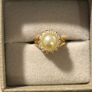 Vintage Gold Electroplate Ring Size 5